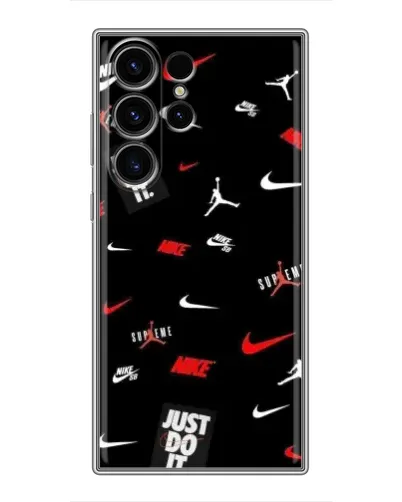 Чехол для Samsung Galaxy S22 Ultra с картинкой «Nike Mix Pattern» Чехол для Samsung Galaxy S22 Ultra с картинкой «Nike Mix Pattern»