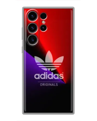 Чехол для Samsung Galaxy S22 Ultra с картинкой «Adidas Red Neon»