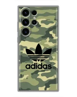 Чехол для Samsung Galaxy S22 Ultra с картинкой «Милитари стиль Adidas» Чехол для Samsung Galaxy S22 Ultra с картинкой «Милитари стиль Adidas»