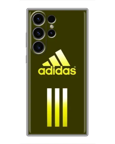 Чехол для Samsung Galaxy S22 Ultra с картинкой «Оливковый градиент Adidas»