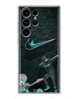 Чехол для Samsung Galaxy S22 Ultra с картинкой «Спортивный арт Nike» Чехол для Samsung Galaxy S22 Ultra с картинкой «Спортивный арт Nike»