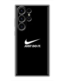 Чехол для Samsung Galaxy S22 Ultra с картинкой «Минимализм от Nike» Чехол для Samsung Galaxy S22 Ultra с картинкой «Минимализм от Nike»