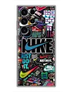Чехол для Samsung Galaxy S22 Ultra с картинкой «Яркий коллаж Nike» Чехол для Samsung Galaxy S22 Ultra с картинкой «Яркий коллаж Nike»