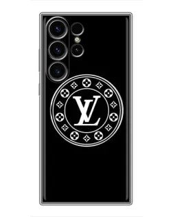 Чехол для Samsung Galaxy S22 Ultra с картинкой «LV — печать стиля»