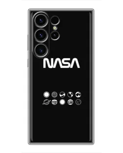 Чехол для Samsung Galaxy S22 Ultra с картинкой «NASA — технический принт» Чехол для Samsung Galaxy S22 Ultra с картинкой «NASA — технический принт»