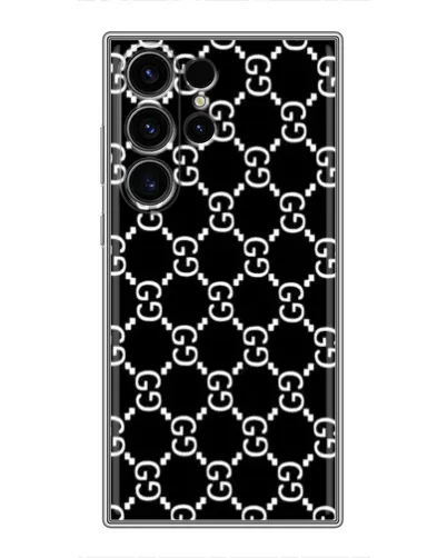 Чехол для Samsung Galaxy S22 Ultra с картинкой «Gucci — сетчатый паттерн»