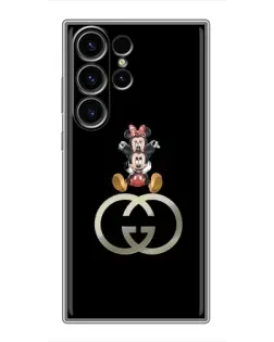 Чехол для Samsung Galaxy S22 Ultra с картинкой «Минни Маус на лого» Чехол для Samsung Galaxy S22 Ultra с картинкой «Минни Маус на лого»