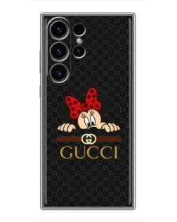 Чехол для Samsung Galaxy S22 Ultra с картинкой «Минни Маус Gucci — черный» Чехол для Samsung Galaxy S22 Ultra с картинкой «Минни Маус Gucci — черный»