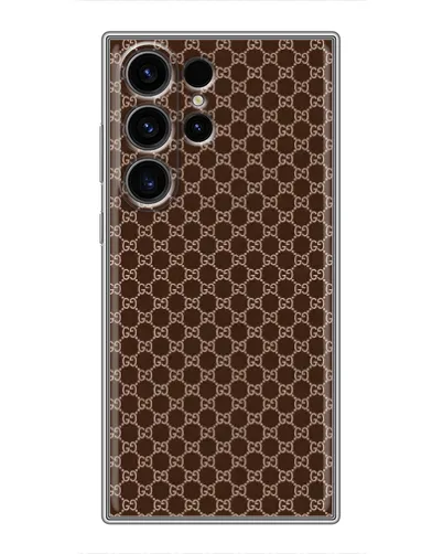 Чехол для Samsung Galaxy S22 Ultra с картинкой «Gucci — шоколадная сетка» Чехол для Samsung Galaxy S22 Ultra с картинкой «Gucci — шоколадная сетка»