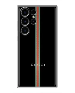 Чехол для Samsung Galaxy S22 Ultra с картинкой «Gucci — строгая линия» Чехол для Samsung Galaxy S22 Ultra с картинкой «Gucci — строгая линия»