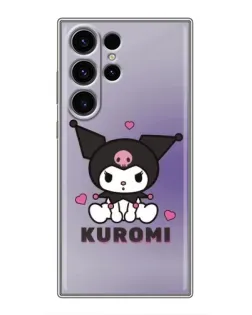 Чехол для Samsung Galaxy S22 Ultra с картинкой «Kuromi — фиолетовый арт» Чехол для Samsung Galaxy S22 Ultra с картинкой «Kuromi — фиолетовый арт»
