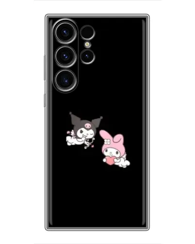 Чехол для Samsung Galaxy S22 Ultra с картинкой «My Melody и Kuromi»