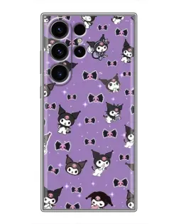 Чехол для Samsung Galaxy S22 Ultra с картинкой «Kuromi — паттерн» Чехол для Samsung Galaxy S22 Ultra с картинкой «Kuromi — паттерн»
