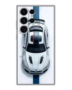 Чехол для Samsung Galaxy S22 Ultra с картинкой «Вид сверху — BMW M»