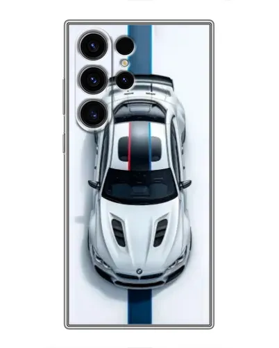 Чехол для Samsung Galaxy S22 Ultra с картинкой «Вид сверху — BMW M» Чехол для Samsung Galaxy S22 Ultra с картинкой «Вид сверху — BMW M»