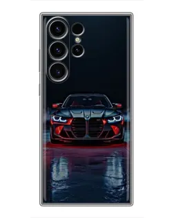 Чехол для Samsung Galaxy S22 Ultra с картинкой «BMW на мокрой дороге» Чехол для Samsung Galaxy S22 Ultra с картинкой «BMW на мокрой дороге»