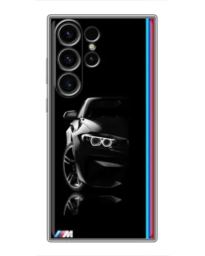 Чехол для Samsung Galaxy S22 Ultra с картинкой «Силуэт BMW в темноте» Чехол для Samsung Galaxy S22 Ultra с картинкой «Силуэт BMW в темноте»