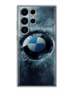 Чехол для Samsung Galaxy S22 Ultra с картинкой «Логотип BMW — лед» Чехол для Samsung Galaxy S22 Ultra с картинкой «Логотип BMW — лед»