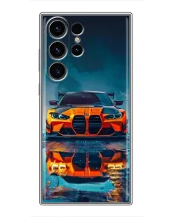 Чехол для Samsung Galaxy S22 Ultra с картинкой «BMW — золотая эмблема» Чехол для Samsung Galaxy S22 Ultra с картинкой «BMW — золотая эмблема»