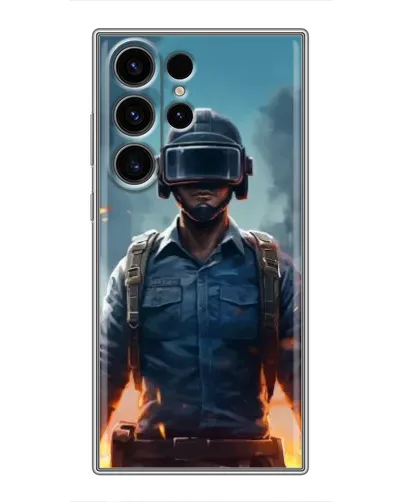 Чехол для Samsung Galaxy S22 Ultra с картинкой «PUBG — реалистичный герой» Чехол для Samsung Galaxy S22 Ultra с картинкой «PUBG — реалистичный герой»