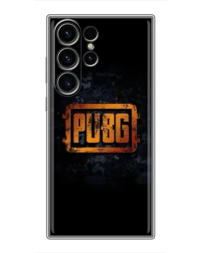 Чехол для Samsung Galaxy S22 Ultra с картинкой «PUBG — золотой логотип» Чехол для Samsung Galaxy S22 Ultra с картинкой «PUBG — золотой логотип»