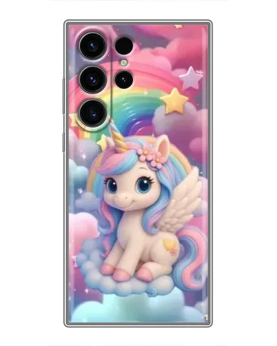 Чехол для Samsung Galaxy S22 Ultra с картинкой «Маленький единорог» Чехол для Samsung Galaxy S22 Ultra с картинкой «Маленький единорог»