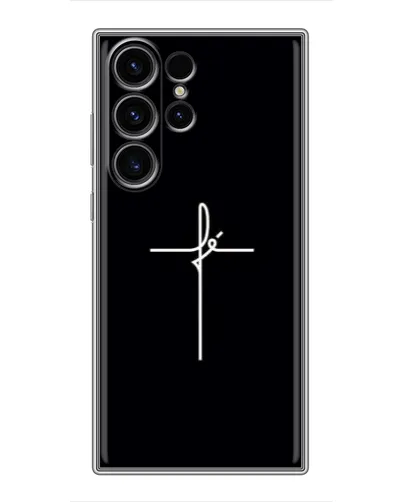 Чехол для Samsung Galaxy S22 Ultra с картинкой «Тонкий крест» Чехол для Samsung Galaxy S22 Ultra с картинкой «Тонкий крест»