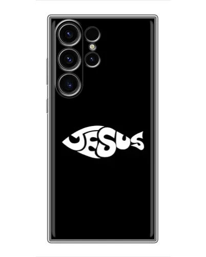 Чехол для Samsung Galaxy S22 Ultra с картинкой «Рыба Jesus» Чехол для Samsung Galaxy S22 Ultra с картинкой «Рыба Jesus»