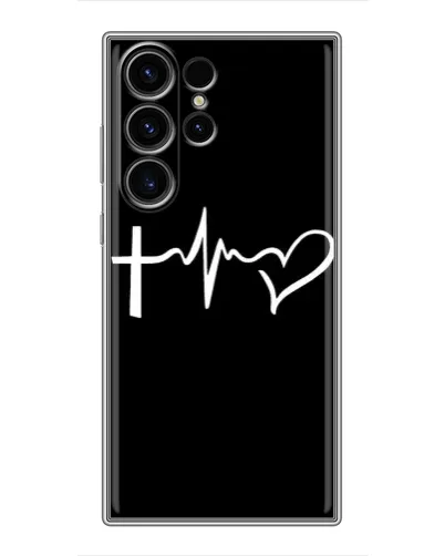Чехол для Samsung Galaxy S22 Ultra с картинкой «Пульс веры» Чехол для Samsung Galaxy S22 Ultra с картинкой «Пульс веры»
