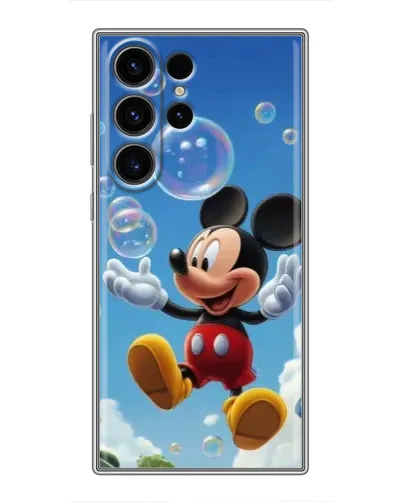 Чехол для Samsung Galaxy S22 Ultra с картинкой «Mickey и мыльные пузыри» Чехол для Samsung Galaxy S22 Ultra с картинкой «Mickey и мыльные пузыри»