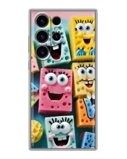 Чехол для Samsung Galaxy S22 Ultra с картинкой «Цветные губки»