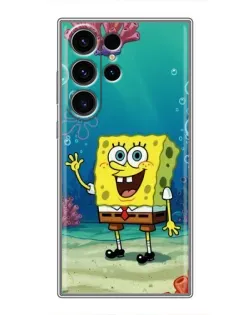 Чехол для Samsung Galaxy S22 Ultra с картинкой «Подводный привет»