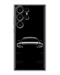 Чехол для Samsung Galaxy S22 Ultra с картинкой «Силуэт Tesla Night» Чехол для Samsung Galaxy S22 Ultra с картинкой «Силуэт Tesla Night»