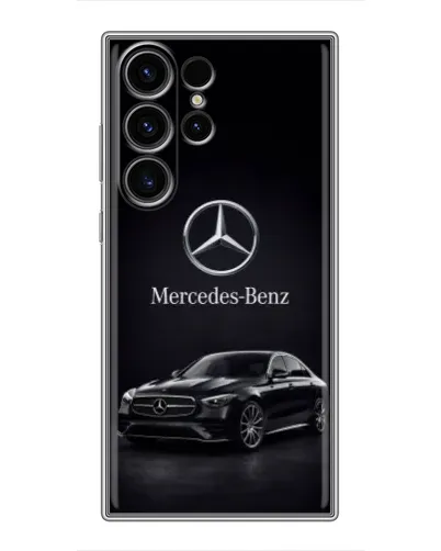 Чехол для Samsung Galaxy S22 Ultra с картинкой «Mercedes — решетка радиатора» Чехол для Samsung Galaxy S22 Ultra с картинкой «Mercedes — решетка радиатора»