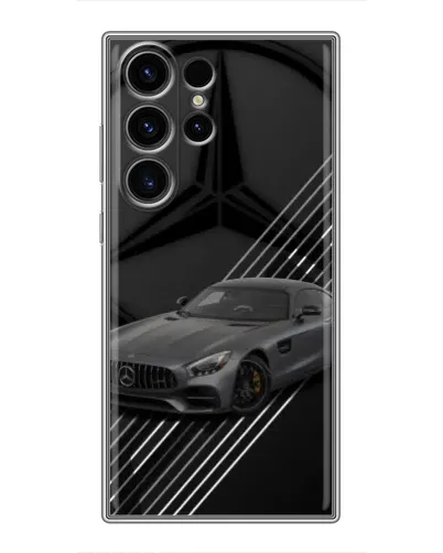 Чехол для Samsung Galaxy S22 Ultra с картинкой «Mercedes AMG — графика» Чехол для Samsung Galaxy S22 Ultra с картинкой «Mercedes AMG — графика»