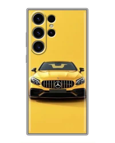 Чехол для Samsung Galaxy S22 Ultra с картинкой «Желтый Mercedes GT» Чехол для Samsung Galaxy S22 Ultra с картинкой «Желтый Mercedes GT»