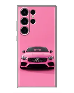 Чехол для Samsung Galaxy S22 Ultra с картинкой «Розовый Mercedes AMG» Чехол для Samsung Galaxy S22 Ultra с картинкой «Розовый Mercedes AMG»