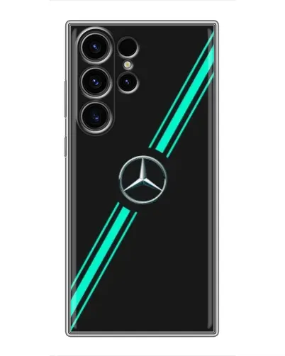 Чехол для Samsung Galaxy S22 Ultra с картинкой «Спортивные линии Mercedes» Чехол для Samsung Galaxy S22 Ultra с картинкой «Спортивные линии Mercedes»