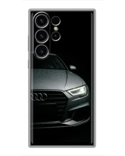 Чехол для Samsung Galaxy S22 Ultra с картинкой «Audi — детализация кузова»