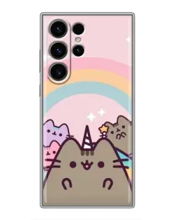 Чехол для Samsung Galaxy S22 Ultra с картинкой «Единорог Pusheen» Чехол для Samsung Galaxy S22 Ultra с картинкой «Единорог Pusheen»