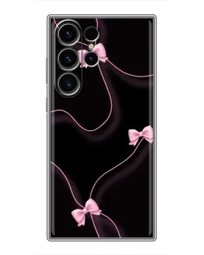 Чехол для Samsung Galaxy S22 Ultra с картинкой «Розовые ленты» Чехол для Samsung Galaxy S22 Ultra с картинкой «Розовые ленты»