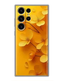 Чехол для Samsung Galaxy S22 Ultra с картинкой «Золотые лепестки» Чехол для Samsung Galaxy S22 Ultra с картинкой «Золотые лепестки»