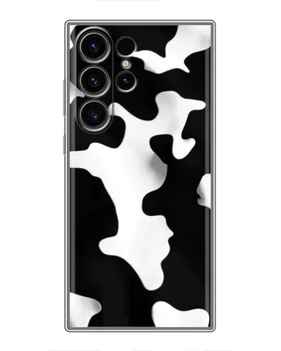 Чехол для Samsung Galaxy S22 Ultra с картинкой «Черно-белое пятно»
