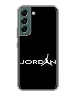 Чохол для Samsung Galaxy S22 з картинкою «Jordan White Logo» Чохол для Samsung Galaxy S22 з картинкою «Jordan White Logo»