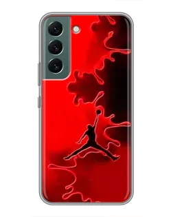 Чохол для Samsung Galaxy S22 з картинкою «Jordan Red Smoke» Чохол для Samsung Galaxy S22 з картинкою «Jordan Red Smoke»