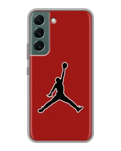 Чохол для Samsung Galaxy S22 з картинкою «Jordan Red Back»
