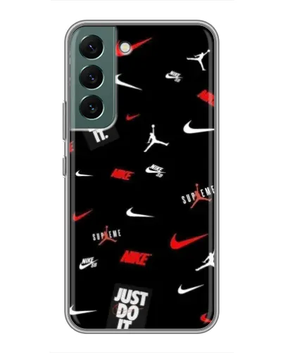 Чохол для Samsung Galaxy S22 з картинкою «Nike Mix Pattern»