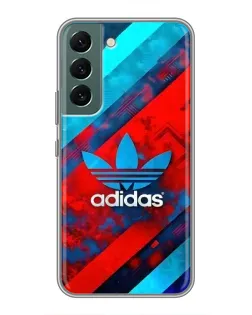 Чехол для Samsung Galaxy S22 с картинкой «Абстракция Adidas» Чехол для Samsung Galaxy S22 с картинкой «Абстракция Adidas»