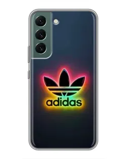 Чехол для Samsung Galaxy S22 с картинкой «Неоновый Adidas» Чехол для Samsung Galaxy S22 с картинкой «Неоновый Adidas»