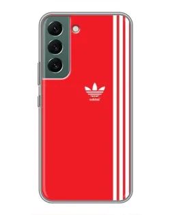 Чехол для Samsung Galaxy S22 с картинкой «Красный минимализм Adidas» Чехол для Samsung Galaxy S22 с картинкой «Красный минимализм Adidas»